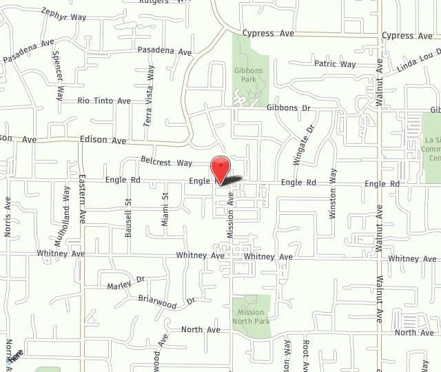 Location Map: 3637 Mission Avenue Carmichael, CA 95608